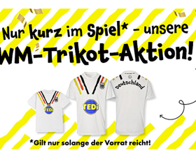 TEDi: Gratis Deutschland-Fan-Trikot ab 5€ Einkauf in der Filiale