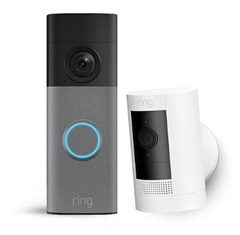 Ring Videotürklingel 2k mit 6fach Zoom + Außenkamera Bundle für 79,99€ (Vgl. 116,44€)