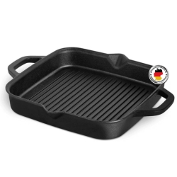BURNHARD Gusseisen-Grillpfanne (30 cm) für 39,92€ (Vergleich: 49,90€)