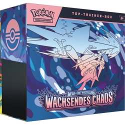 Pokémon-Sammelkartenspiel: Top-Trainer-Box Mega-Entwicklung – Wachsendes Chaos für 52,99€ (Vergleich: 71,90€)