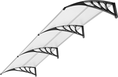 VIVOHOME Vordach Haustür 300×100 cm für 97,99€