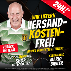 SportSpar: Versandkostenfrei ab 25€ bis Dienstag, 02.06.2026