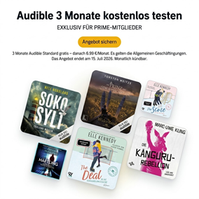 [Top] Audible: 3 Monate Standard gratis für Prime-Mitglieder (auch für Altkunden)