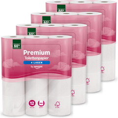 [Prime Mitglieder] by Amazon Toilettenpapier 4-lagig 48 Rollen für 17,18€ im Spar-Abo