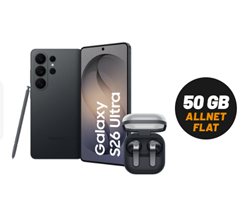 Samsung Galaxy S26 Ultra + Buds4 mit Vertrag für 99,99€ + 50 GB Vodafone für 39,99€/Monat
