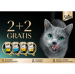 Sheba Katzenfutter Dank einer Cashback-Aktion kostenlos testen