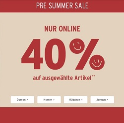 Ernsting´s Family: 40% Rabatt auf viele ausgewählte Artikel