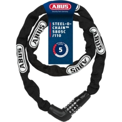 ABUS 5805C Steel-O-Chain Kettenschloss für 21,99€ (Vergleich: 30,57€)