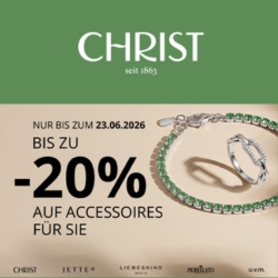 Christ: bis zu 20% Rabatt auf ausgewählte Damen Accessoires