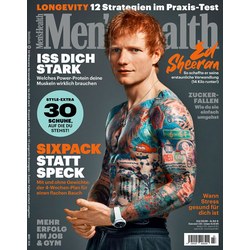 Men’s Health Jahresabo für 72,55€ + Prämie bis 70€ + gratis Knirps Regenschirm im Wert von ~28€