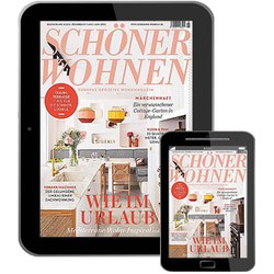 SCHÖNER WOHNEN Digital E-Paper Jahresabo für 44,08€ + Prämie bis 40€ + gratis Knirps Regenschirm im Wert von ~28€