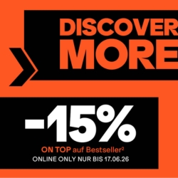 SportScheck: 15 % Extra-Rabatt auf Top-Bestseller