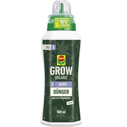 COMPO GROW ORGANIC Blüte Dünger (500ml) für 4,89€ (Vergleich: 9,61€)
