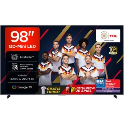 TCL 98Q8C QD-Mini-LED TV für 2.299€ (Vergleich: 2.599€)