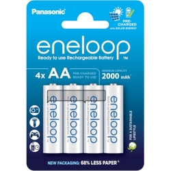 eneloop AA/Mignon NI-MH Akku (4er-Pack, 2.000 mAh) für 10,49€ (Vergleich: 16,80€)
