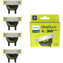 Philips OneBlade Original 360-Klingen (4er-Pack) für 28,49€ (Vergleich: 36,24€)