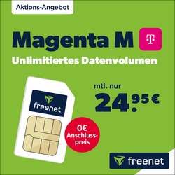 Telekom Magenta Mobil M (SIM-only): Unlimited 5G für 24,95€/Monat
