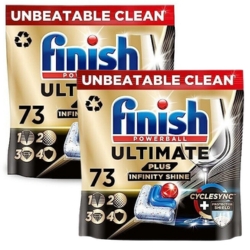 Finish Ultimate Plus Infinity Shine Spülmaschinentabs (146 Stück) für 23,69€ (Vergleich: 33,99€)