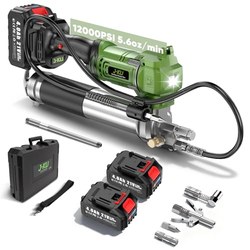 J-KU Elektrische Fettpresse 2x 4,0 Ah (2-in-1, 12.000 PSI) für 65,99€ (40%-Code)