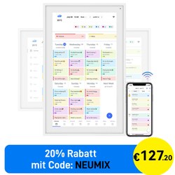 TABWEE 15,6-Zoll Digitaler Bilderrahmen & Kalender für 127,20€
