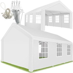 tectake Pavillon Partyzelt 4x6m (wasserdicht, 4 Seitenwände) für 169,89€ statt 248,39€