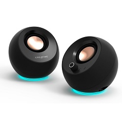 CREATIVE Pebble Pro (Schwarz) USB-C PC-Lautsprecher für 44,19€ (Vergleich: 53,55€)