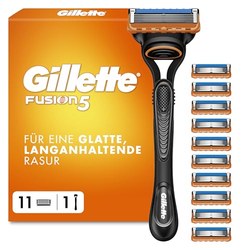 Gillette Fusion5 Rasierer + 11 Klingen für 32,74€ (Vgl. 39,68€)