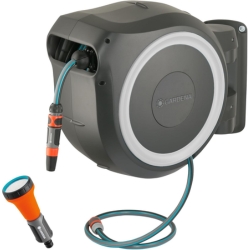 Gardena Wand-Schlauchbox RollUp M/L (weiß) 25 m für 139,99€ (Vergleich: 174,99€)