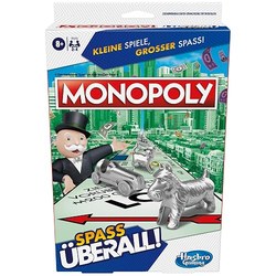Monopoly Kompakt Brettspiel (Reiseversion) für 5,69€ (statt 10,98€)