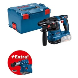 Bosch Professional GBH 18V-22 Akku-Bohrhammer (SDS-plus, mit GDE 18V-12 + L-BOXX, ohne Akku) für 174,99€ (statt 247,04€)