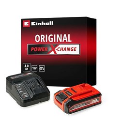 Einhell 4 Ah PLUS Power X-Change Starter Kit (18V Akku + Ladegerät) für 37,99€ (statt 44,89€)