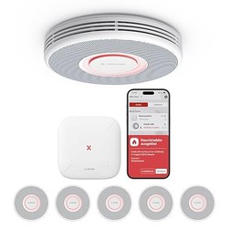 X-Sense Smarter WLAN-Rauchmelder 6er-Set mit Basisstation für 119,68€ (statt 143,99€)