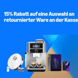 Amazon Prime Days: 15 % Extra-Rabatt auf Amazon Retourenkäufe