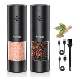 Variglas elektrische Salz- & Pfeffermühlen 2er Set (USB) für 30,39€ (statt 41,99€)