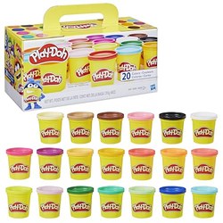 Play-Doh Super Colour Set (20 Dosen, 1,6 kg Knete) für 9,99€ (statt 15,99€)