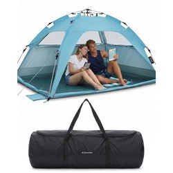 qeedo Quick Palm Strandmuschel (UV80, Quick-Up, 2 Pers.) für 79,99€ (statt 99,99€)