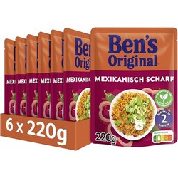 BEN’S ORIGINAL Express Reis Mexikanisch Scharf (6 x 220 g) für 6,45€ – rund 1,08€ pro Packung