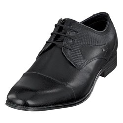 bugatti Herren Schnürhalbschuhe aus Nappaleder (Schwarz) für 38,50€ (statt 74,99€)