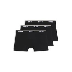 BOSS BoxerBr 3P Power Boxershorts 3er Pack (Schwarz) für 17,08€ (statt 26,17€)