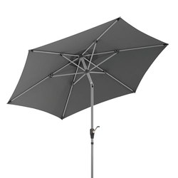 [bis Mitternacht] Schneider SOLESTA Sonnenschirm Ø270 cm (Anthrazit, Kurbel & Knick) für 75,99€ (statt 84,99€)