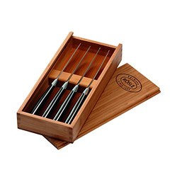 RÖSLE Steakmesser-Set 4-tlg. (Spezialstahl, Holzbox) für 23,49€ (statt 34,39€)