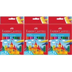 Faber-Castell Filzstift Castle (3er Pack) für 5,67€ (Vergleich: 9,66€)