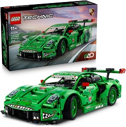 LEGO Technic 42224 Porsche 911 GT3 R REXY AO Racing Rennwagen für 86,39€ (Vergleich: 103,09€)