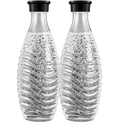 Sodastream 0,7L CRYSTAL Glaskaraffen (2er-Pack) für 11,99€ (Vergleich: 14,99€)
