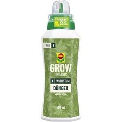 COMPO GROW ORGANIC Wachstum Dünger (500ml) für 5,66€ (Vergleich: 10,99€)