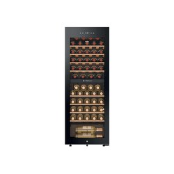 HAIER HWS56GDG Wine Bank Weinkühlschrank (144 L, 56 Flaschen, 2 Zonen) für 449,99€ statt 739€