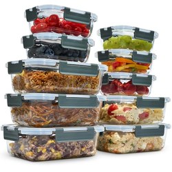 uandu Glasbehälter-Set 20-teilig (10 Borosilikat-Dosen + Deckel, Meal Prep) für 25,48€ (statt 29,99€)