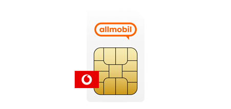 allmobil Allnet Flat Basic 35 Flex (35 GB, Vodafone-Netz) für 6,99€/Monat + 10€ Cashback