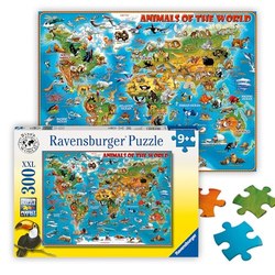 Ravensburger Kinderpuzzle Tiere rund um die Welt (300 Teile XXL) für 10,39€ (statt 13,54€)