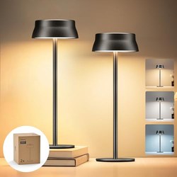 Philips Akku-Tischlampe kabellos 2er-Set (dimmbar, höhenverstellbar, USB-C) für 16,99€ (statt 19,99€)